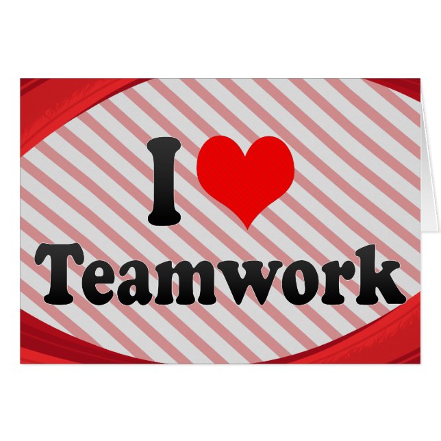 Ik hou van Teamwork (Voorkant Horizontaal)