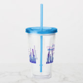 Ik hou van Techno Acryl Drinkbeker (Rechts)