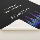 Ik hou van Techno Sherpa Deken (3/4)