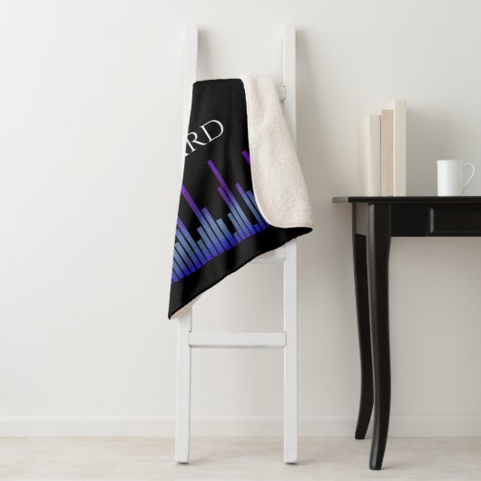 Ik hou van Techno Sherpa Deken (In situ)