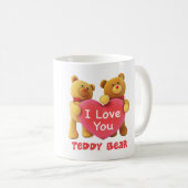 Ik hou van Teddy Bear Koffiemok (Voorkant rechts)