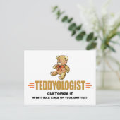 Ik hou van Teddy Bears Briefkaart (Staand voorkant)