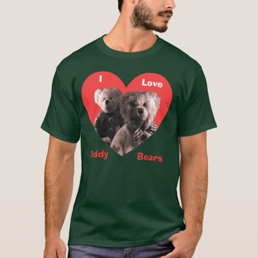 Ik hou van TeddyBears T-shirt (Voorkant)
