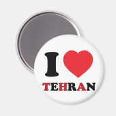 Ik hou van Teheran Magneet (Voorkant / Achterkant)