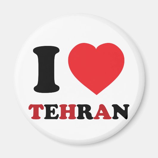 Ik hou van Teheran Magneet (Voorkant)