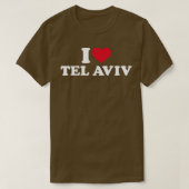 Ik hou van Tel Aviv T-shirt (Design voorkant)