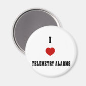 Ik hou van telemetrie alarmen magneet (Voorkant / Achterkant)