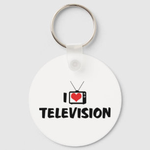 Ik Hou Van Televisie Sleutelhanger