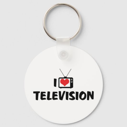 Ik Hou Van Televisie Sleutelhanger (Voorkant)