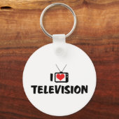 Ik Hou Van Televisie Sleutelhanger (Voorkant)