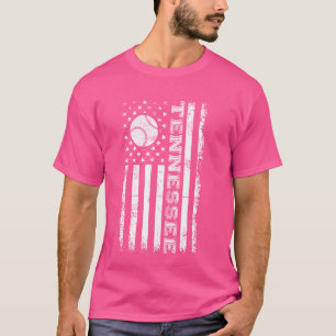 Ik hou van Tennesse Souvenir Tennesse US Flag Sina T-shirt