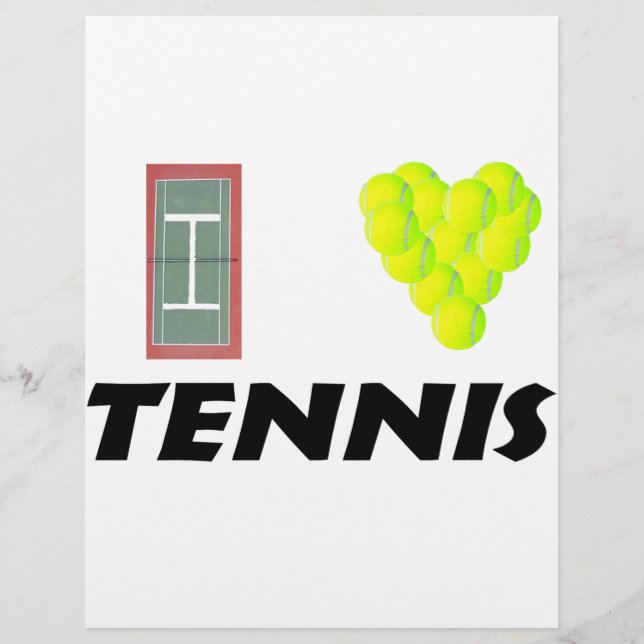Ik hou van tennis (Voorkant)