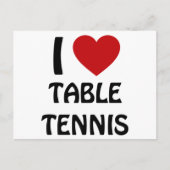 Ik hou van Tennis Briefkaart (Voorkant)