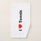 Ik hou van Tennis Handdoek (Handdoek)