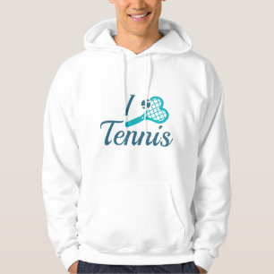 Ik hou van tennis hoodie