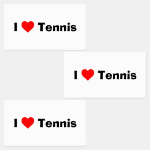Ik hou van Tennis Labels
