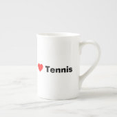 Ik hou van Tennis Porselein Kop (Rechts)