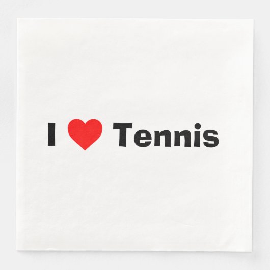Ik hou van Tennis Servet (Voorkant)
