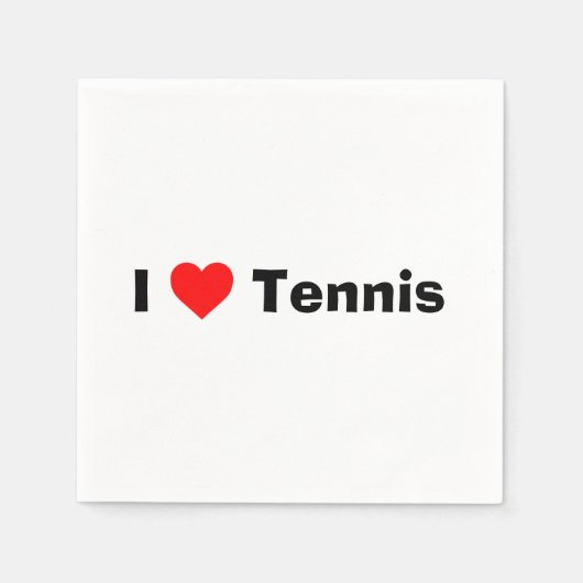 Ik hou van Tennis Servet (Voorkant)