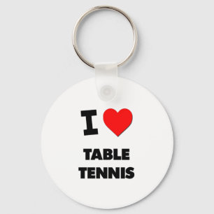 Ik hou van Tennis Sleutelhanger