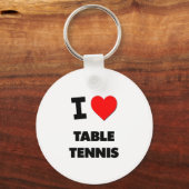 Ik hou van Tennis Sleutelhanger (Voorkant)