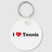 Ik hou van Tennis Sleutelhanger (Voorkant)