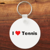Ik hou van Tennis Sleutelhanger (Achterkant)