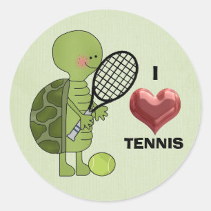 Ik hou van tennis sticker