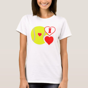 Ik hou van tennis! t-shirt