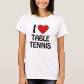 Ik hou van Tennis T-shirt (Voorkant)