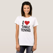 Ik hou van Tennis T-shirt (Voorkant volledig)