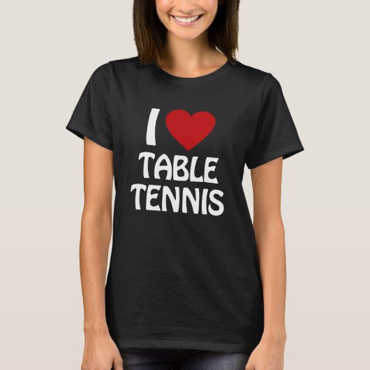 Ik hou van Tennis T-shirt (Voorkant)