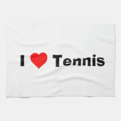 Ik hou van Tennis Theedoek (Horizontaal)