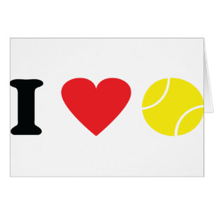 Ik hou van tennisictogram