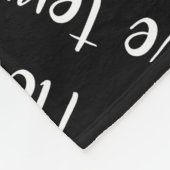 Ik hou van tennissms'jes zwart wit IEDERE kleur Fleece Deken (Hoek)