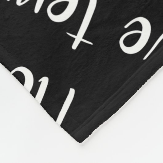 Ik hou van tennissms'jes zwart wit IEDERE kleur Fleece Deken (Hoek)