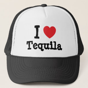 Ik hou van Tequila hart T-Shirt Trucker Pet