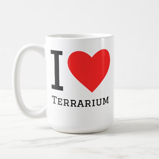 Ik hou van terrarium koffiemok (Links)