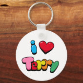 Ik hou van Terry Sleutelhanger (Voorkant)