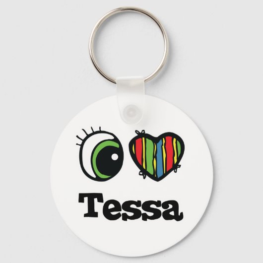Ik hou van Tessa Sleutelhanger (Voorkant)