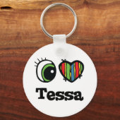 Ik hou van Tessa Sleutelhanger (Voorkant)