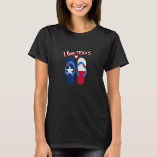 IK HOU VAN TEXAS Casuale Zomer Dames Sandalen T-shirt