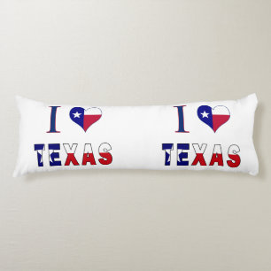 Ik hou van Texas Flag Lichaamskussen