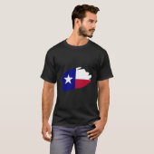 Ik hou van Texas Heart Lone Star Texas Dallas SW T-shirt (Voorkant volledig)