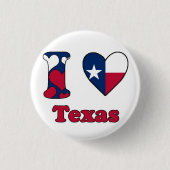 Ik hou van Texas Ronde Button 3,2 Cm (Voorkant)