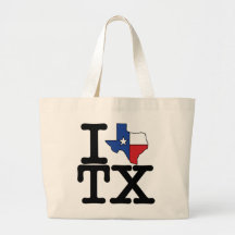 Ik hou van Texas tas