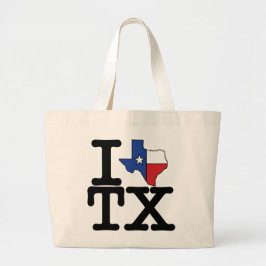 Ik hou van Texas tas
