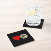 Ik hou van Thai Green Curry ... Thailand Street Fo Kartonnen Onderzetters (Insitu)