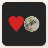 Ik hou van Thai Green Curry ... Thailand Street Fo Kartonnen Onderzetters (Voorkant)