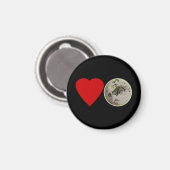 Ik hou van Thai Green Curry ... Thailand Street Fo Magneet (Voorkant / Achterkant)